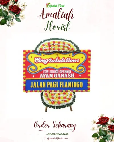 Bunga Papan Congratulation di Dukuh Pakis